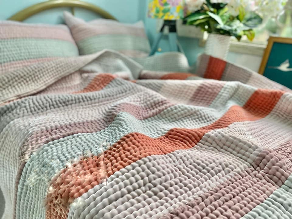 Cotton edge waffle towel quilt towel blanket blanket summer cool quilt air conditioner quilt