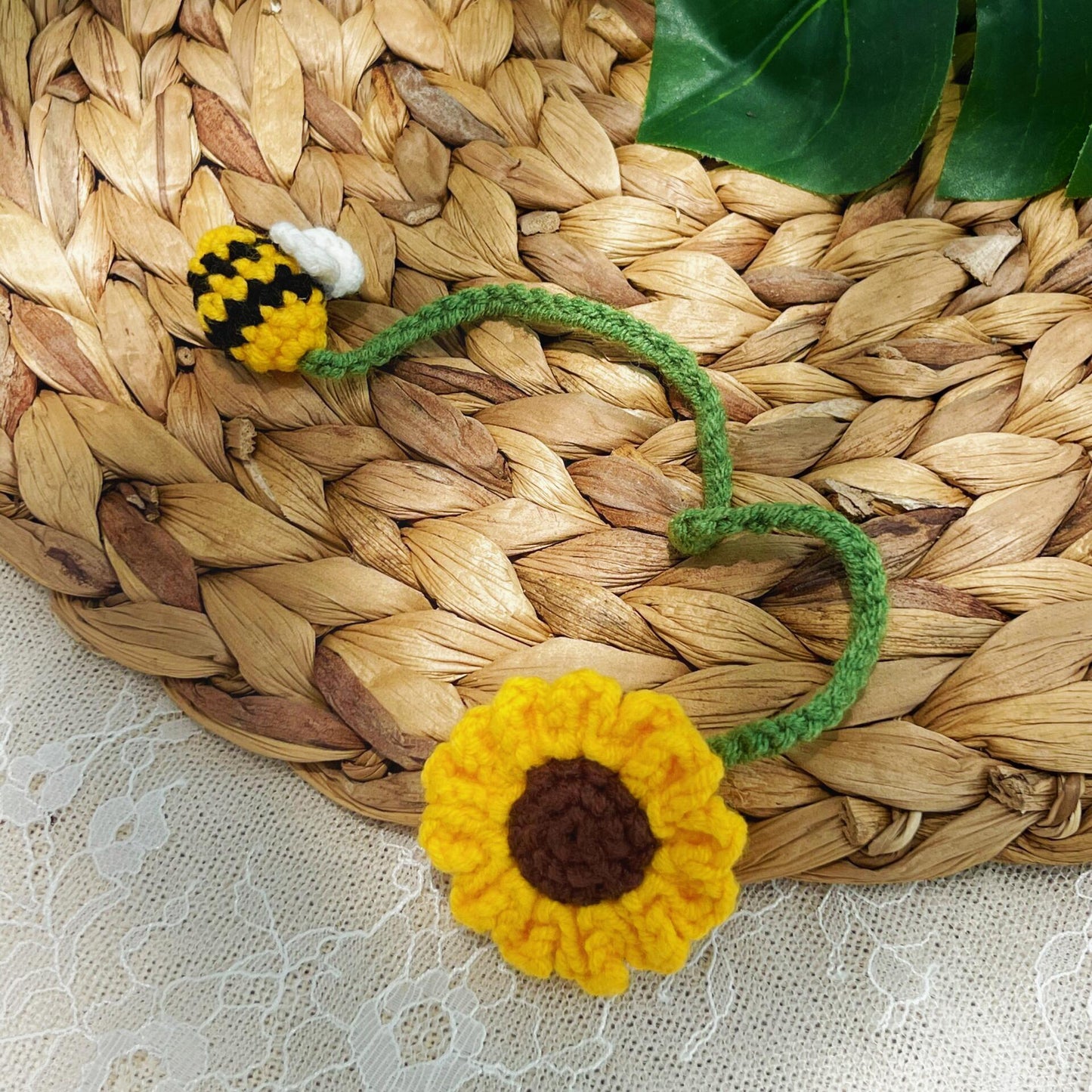 Personalized Bookmarks, Linen Hand Embroidered Bookmark, Flower Bookmark