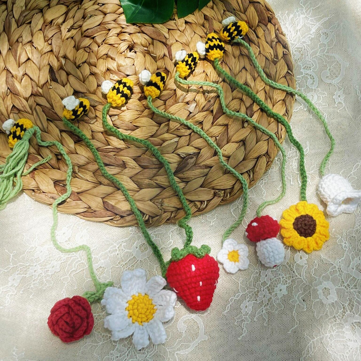 Personalized Bookmarks, Linen Hand Embroidered Bookmark, Flower Bookmark