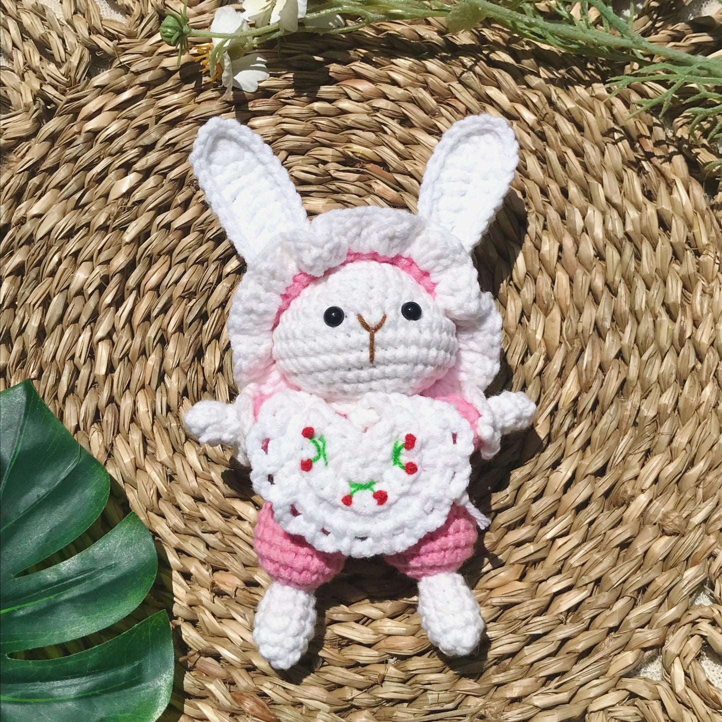 Handmade Crochet Bunny Keychains, Cute Crochet Animal Charms, Unique Crochet Gift, Kawaii Crochet Accessories, Artisan Crochet Keychains