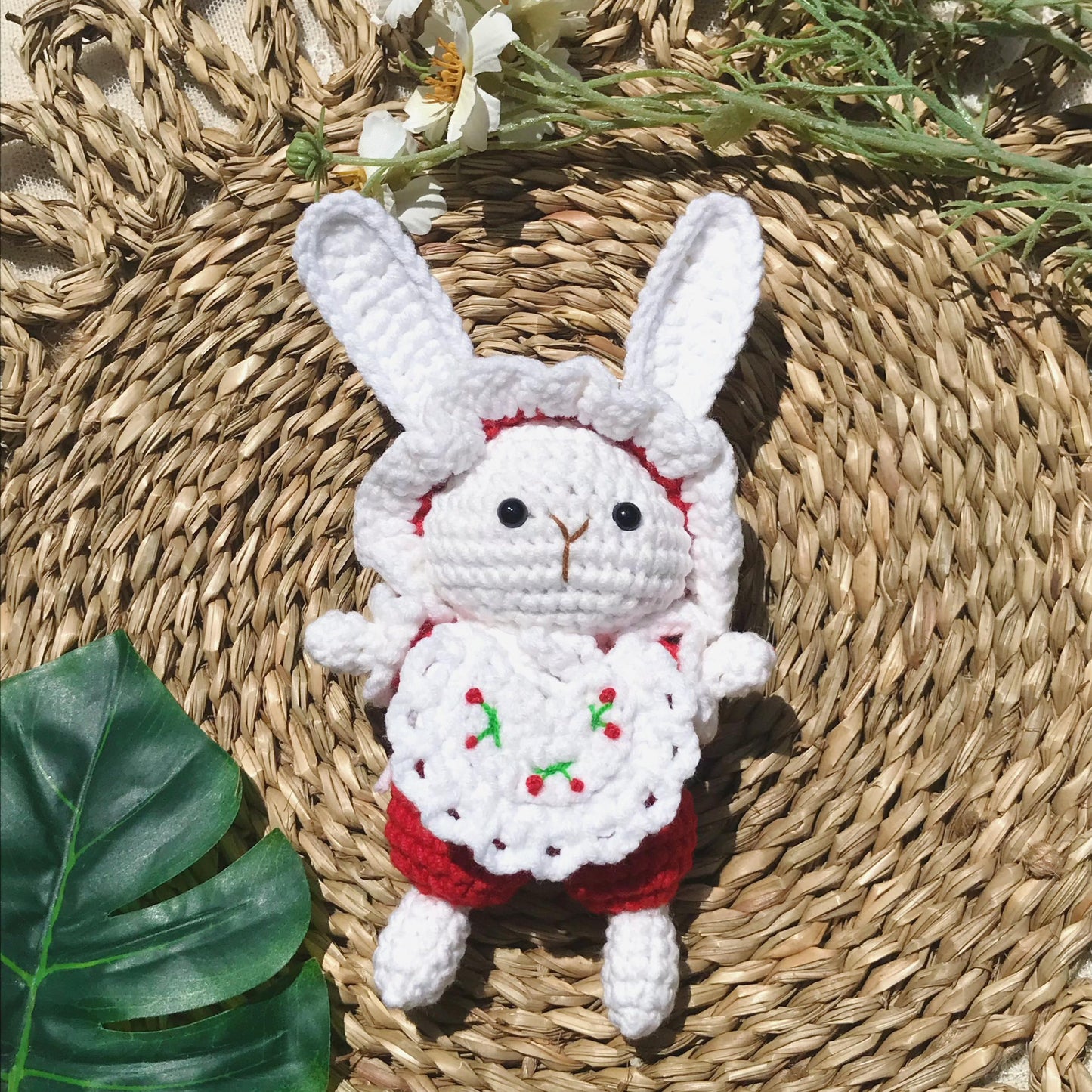 Handmade Crochet Bunny Keychains, Cute Crochet Animal Charms, Unique Crochet Gift, Kawaii Crochet Accessories, Artisan Crochet Keychains