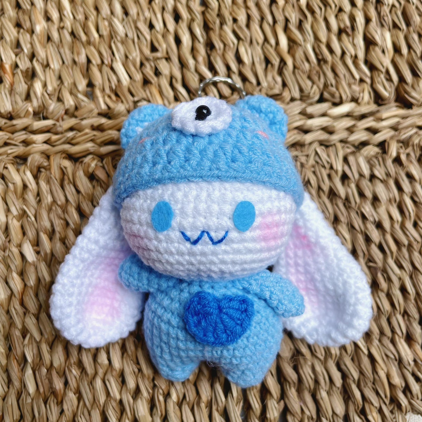 Handmade Crochet Animal Keychains, Cute Crochet Charms, Unique Crochet Gift, Kawaii Crochet Accessories, Artisan Crochet Keychains