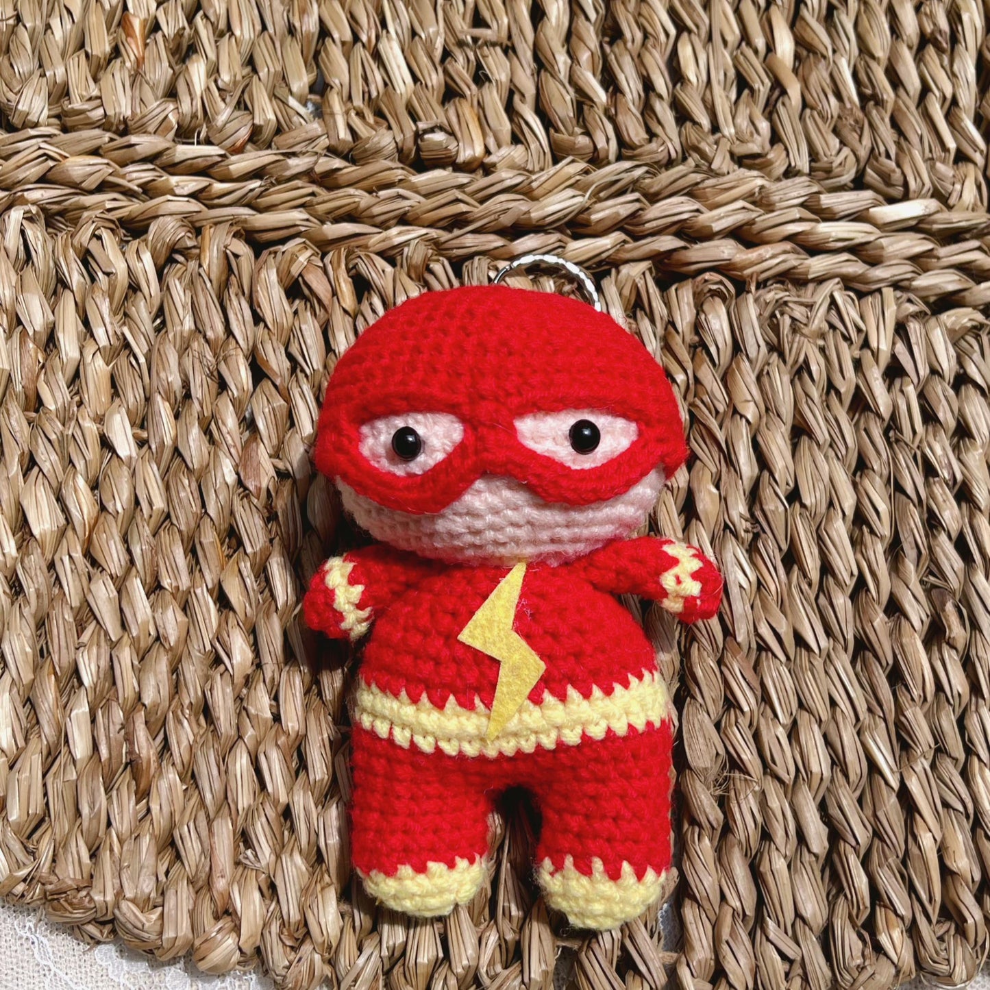 Handmade Crochet Character Keychains, Cute Crochet Animal Charms, Unique Crochet Gift, Kawaii Crochet Accessories, Artisan Crochet Keychains
