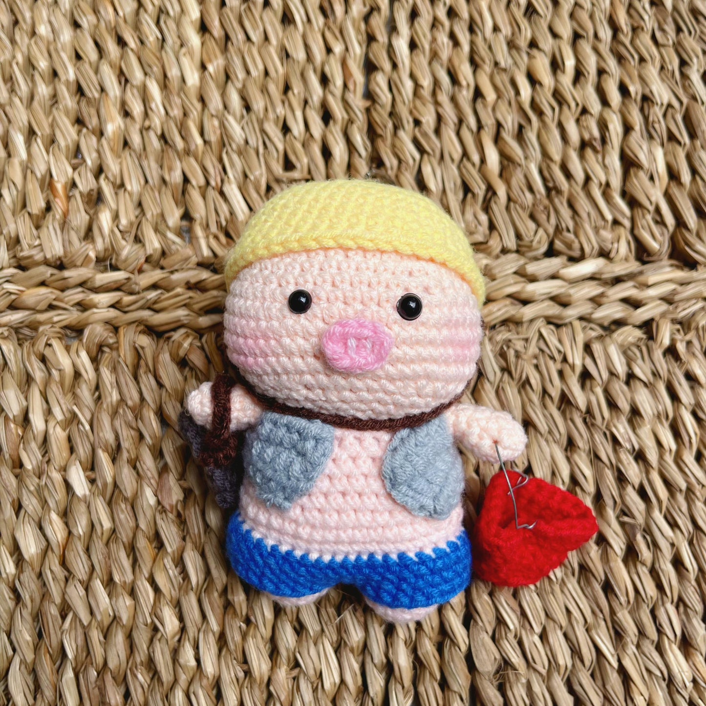 Handmade Crochet Animal Keychains, Cute Crochet Charms, Unique Crochet Gift, Kawaii Crochet Accessories, Artisan Crochet Keychains