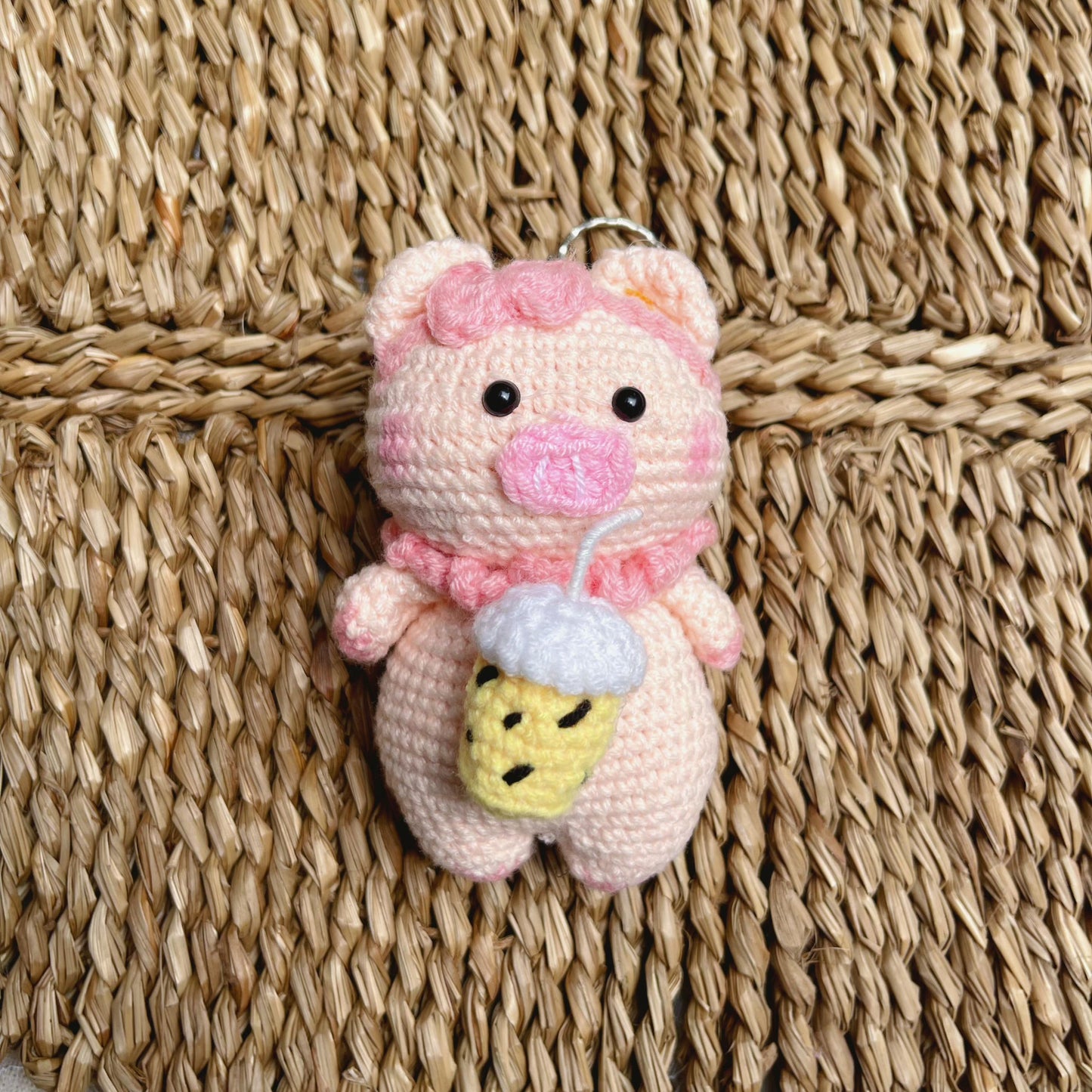 Handmade Crochet Animal Keychains, Cute Crochet Charms, Unique Crochet Gift, Kawaii Crochet Accessories, Artisan Crochet Keychains