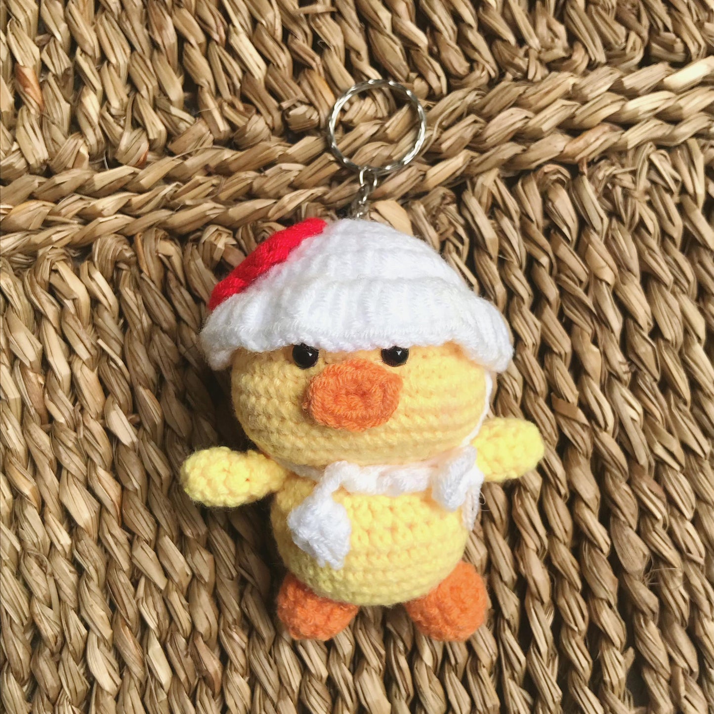 Handmade Crochet Character Keychains, Cute Crochet Animal Charms, Unique Crochet Gift, Kawaii Crochet Accessories, Artisan Crochet Keychains