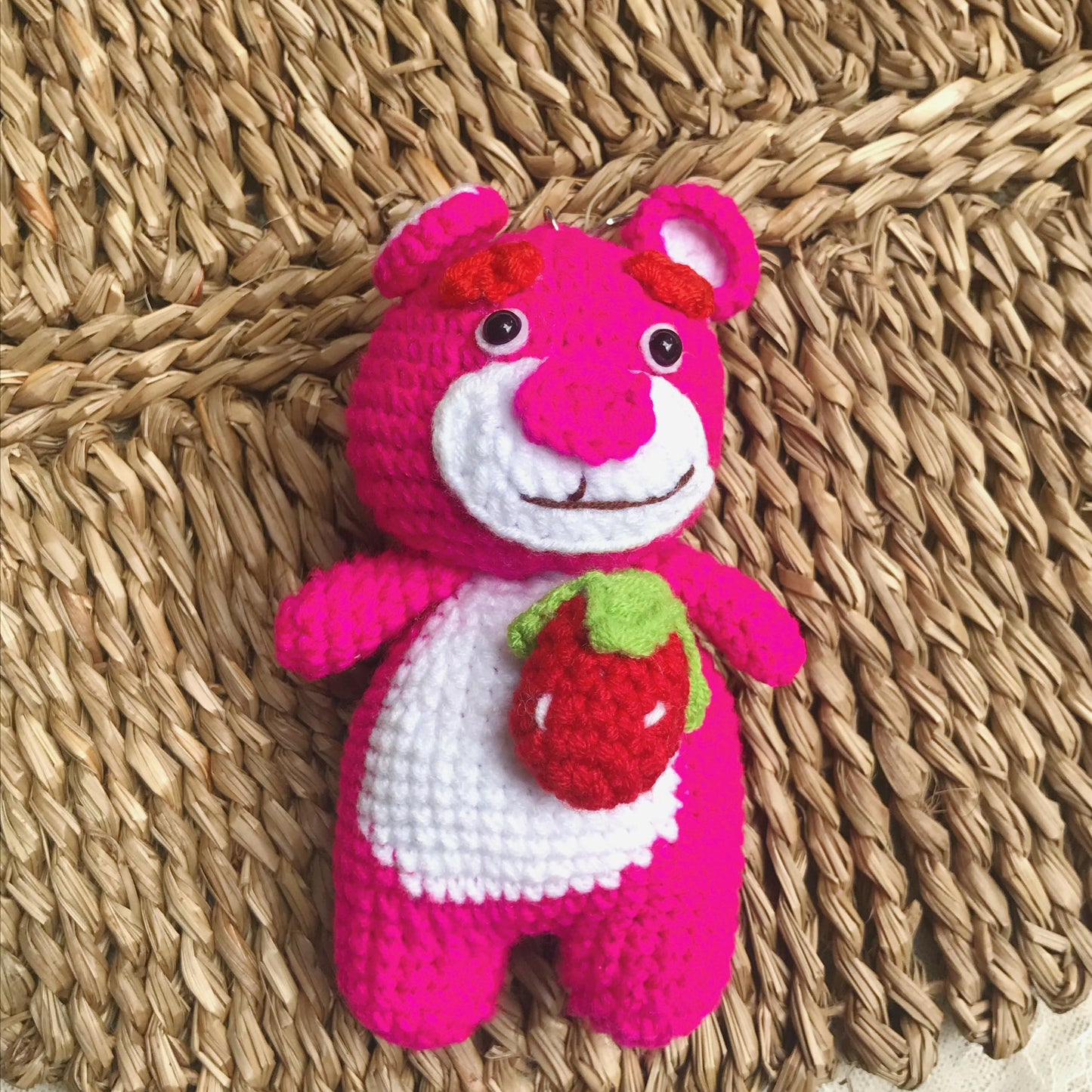 Handmade Crochet Character Keychains, Cute Crochet Animal Charms, Unique Crochet Gift, Kawaii Crochet Accessories, Artisan Crochet Keychains