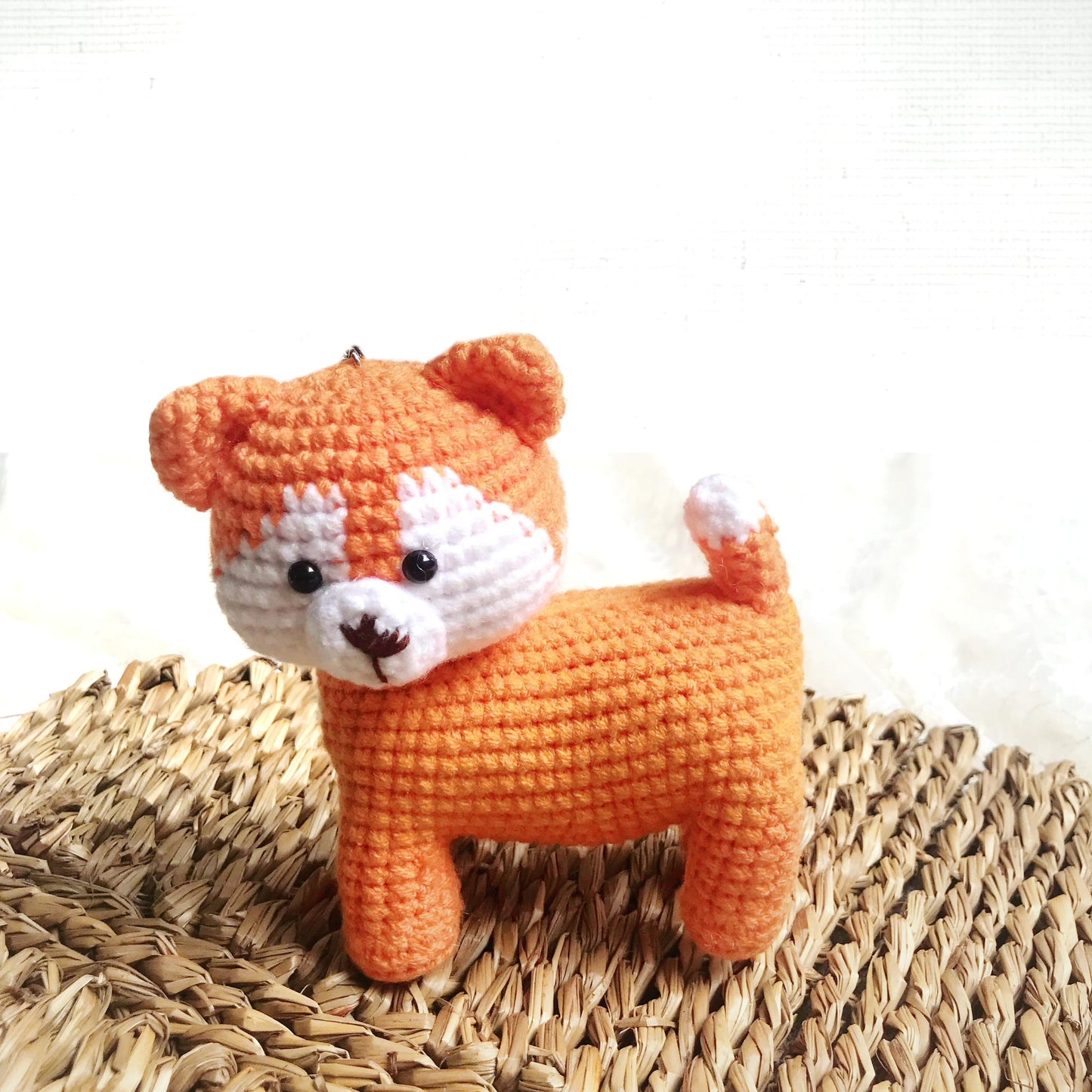 Handmade Crochet Cat and Dog Keychains, Cute Crochet Animal Charms, Unique Crochet Gift, Kawaii Crochet Accessories, Artisan Crochet Keychains