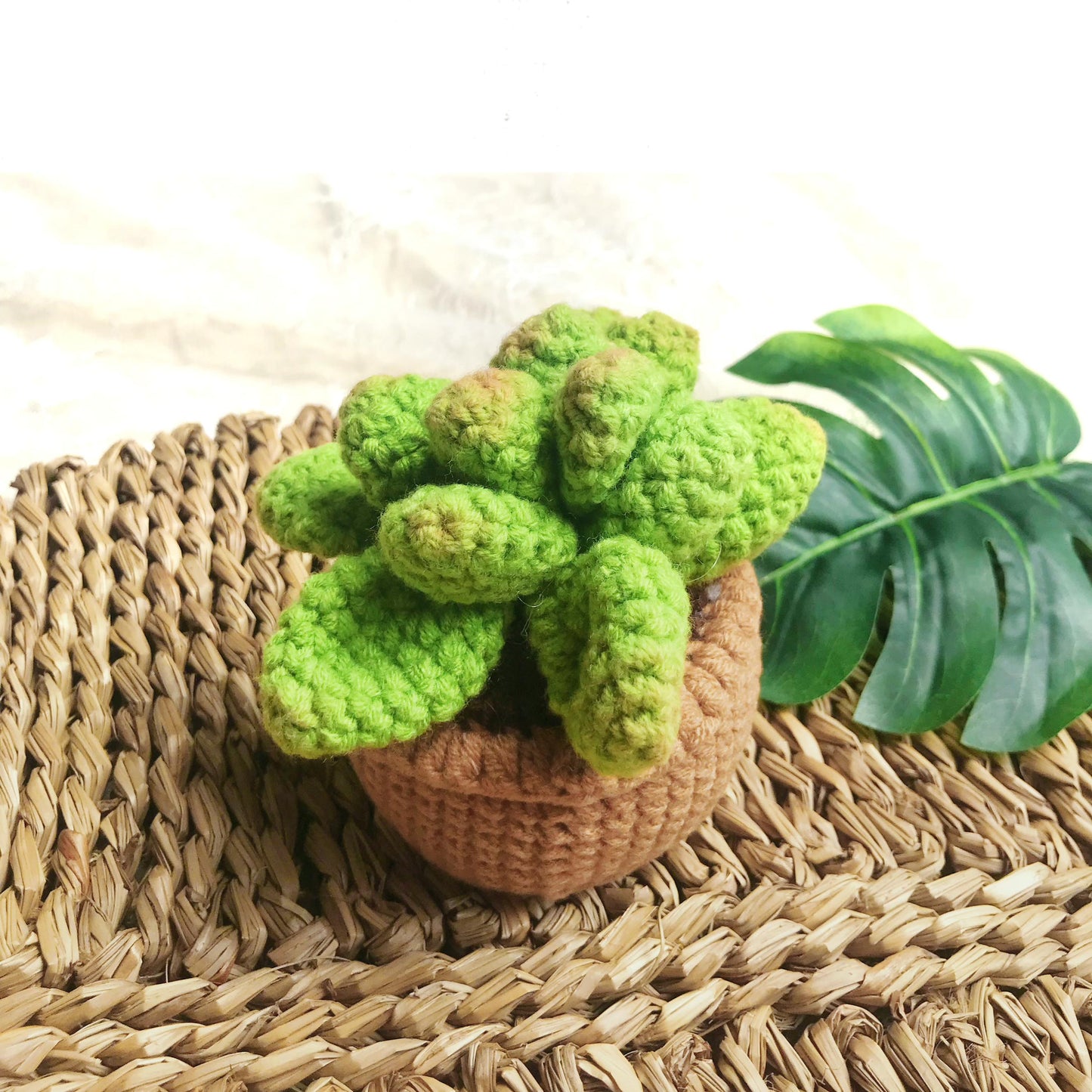 Handmade Crochet Succulent Plants, Unique Crochet Home Decor, Desert Plant Decor, Artisan Crochet Plants, Crochet Plant Gift