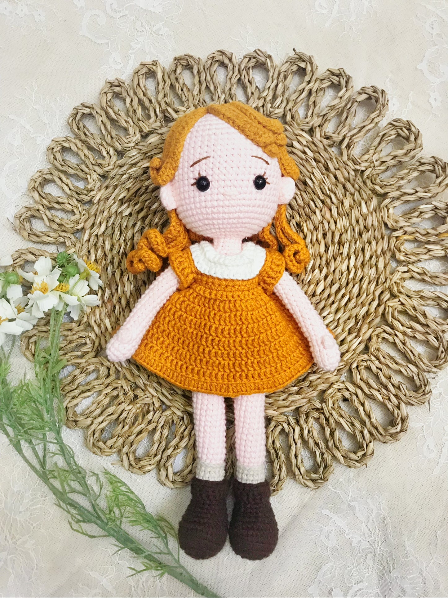 Handmade Crochet Doll | Big Sized Hug Dolls | Birthday, Christmas, Valentine Gift | Gift for Girl, Kid, Children, Her | Plushy Stuffed Toy