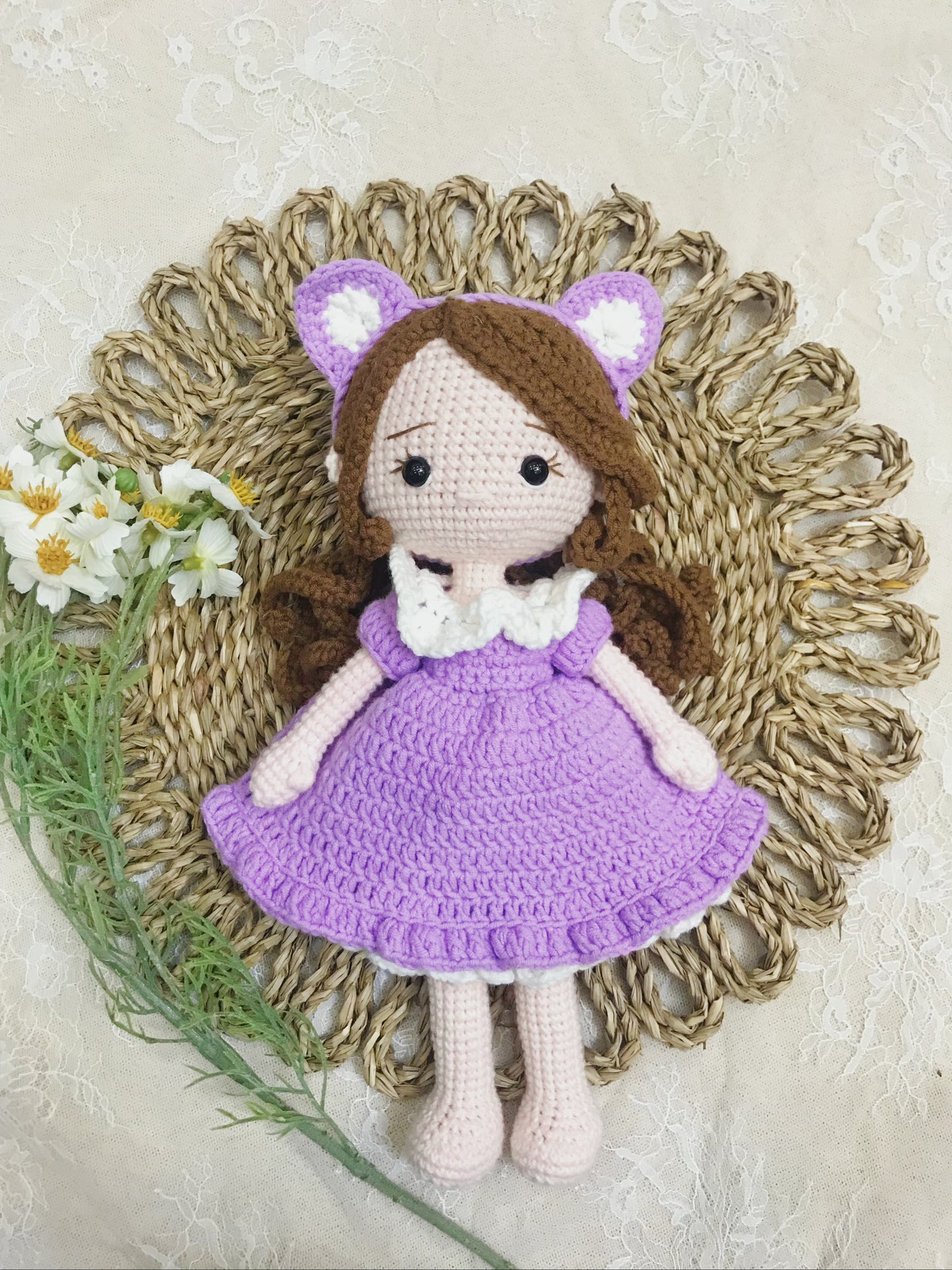 Handmade Crochet Doll | Big Sized Hug Dolls | Birthday, Christmas, Valentine Gift | Gift for Girl, Kid, Children, Her | Plushy Stuffed Toy