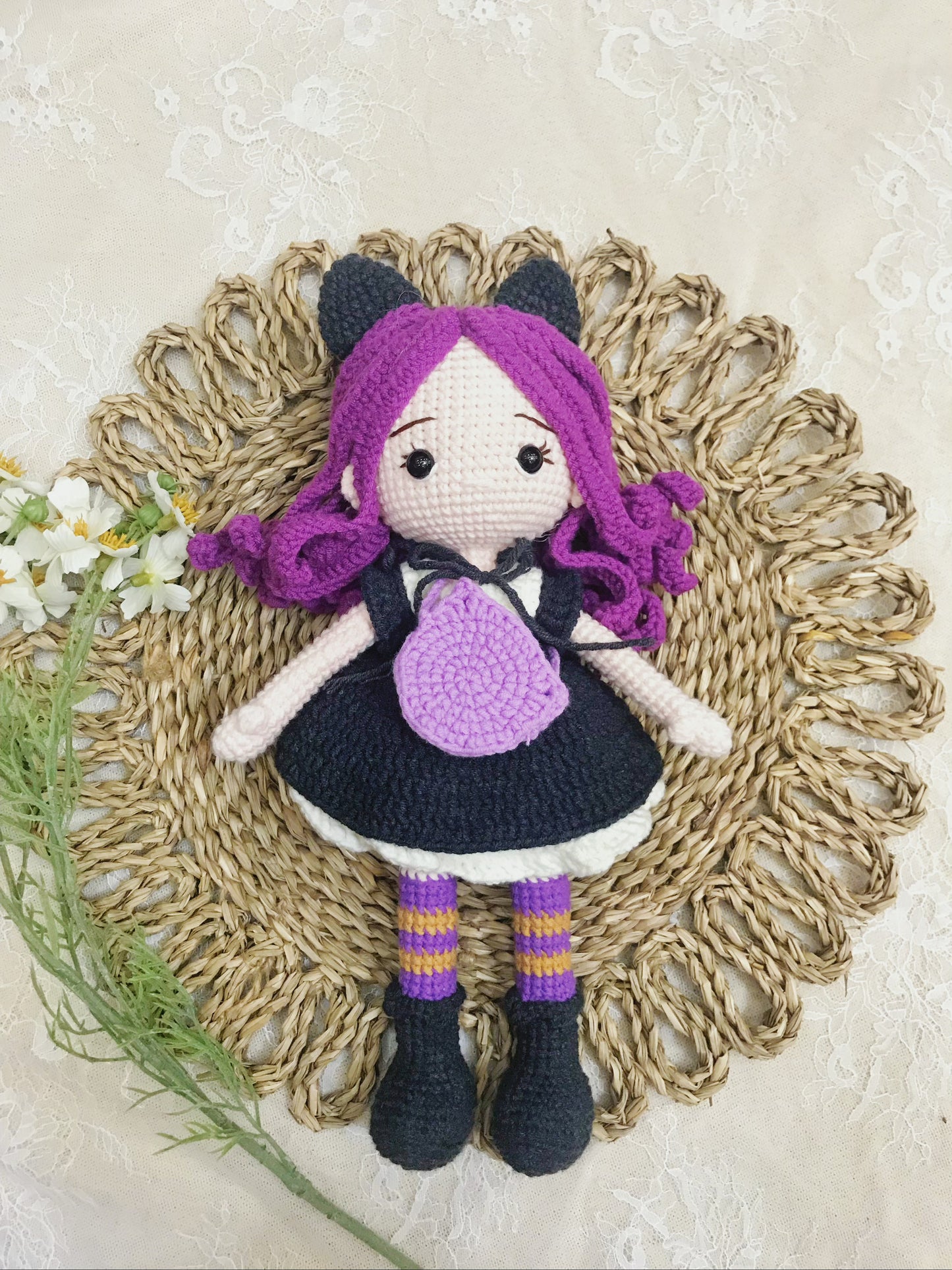 Handmade Crochet Doll | Big Sized Hug Dolls | Birthday, Christmas, Valentine Gift | Gift for Girl, Kid, Children, Her | Plushy Stuffed Toy