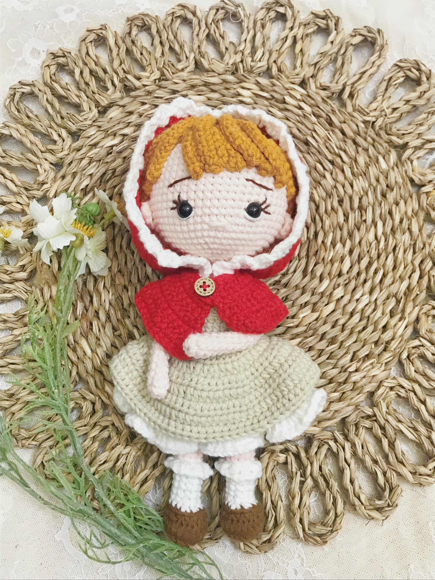 Handmade Bella Crochet Doll Finished | Adorable Amigurumi Toy | Perfect Gift for Girl