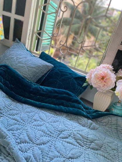 Thin Blanket Four Seasons Nap Blanket Flannel Single