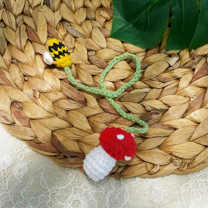 Personalized Bookmarks, Linen Hand Embroidered Bookmark, Flower Bookmark