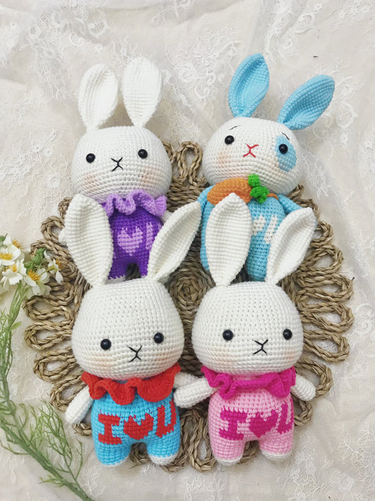 Handmade Bunny, Crochet Bunny, Stuffed Bunny, Baby Gifts, Stuffed Animals, Baby Shower Gift, Newborn Gift, Baby Toys, Baby Birthday Gift