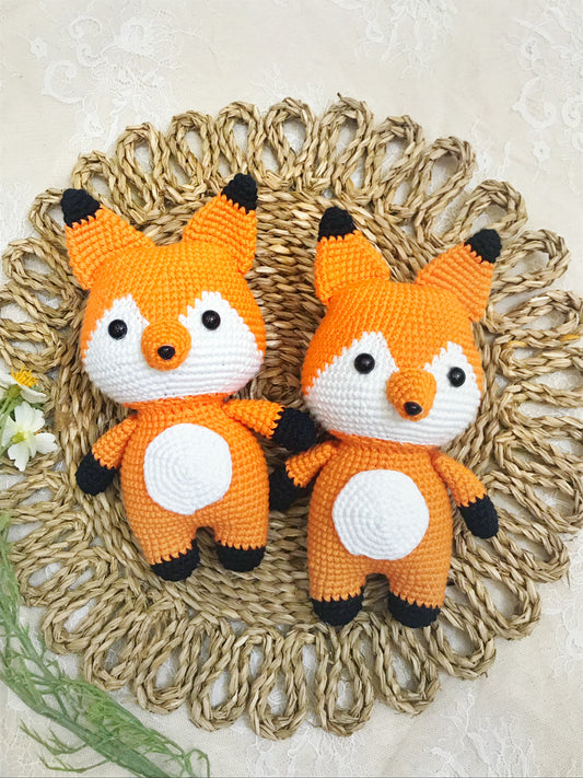 High Quality Crochet Animal Fox Bunny Reindeer Toys Cute DIY Handmade Kits for Kids Featuring Doremon Poke Mon Snuffed