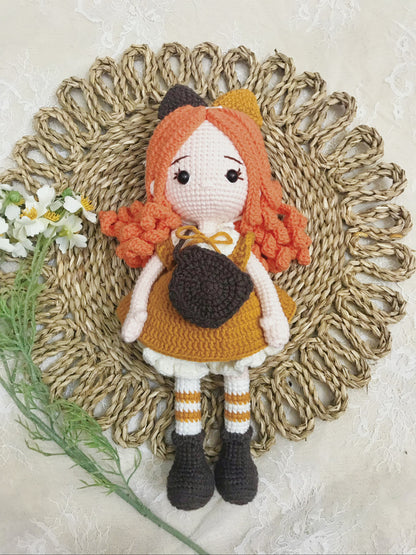 Handmade Crochet Doll | Big Sized Hug Dolls | Birthday, Christmas, Valentine Gift | Gift for Girl, Kid, Children, Her | Plushy Stuffed Toy