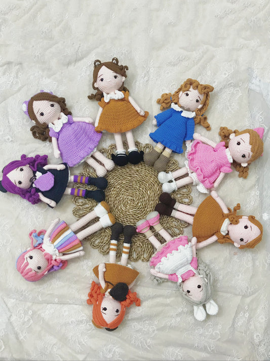 Handmade Crochet Doll | Big Sized Hug Dolls | Birthday, Christmas, Valentine Gift | Gift for Girl, Kid, Children, Her | Plushy Stuffed Toy