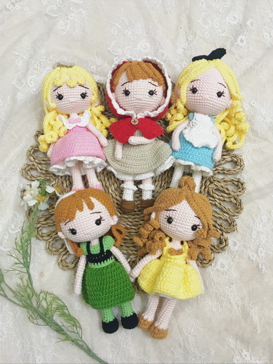 Handmade Bella Crochet Doll Finished | Adorable Amigurumi Toy | Perfect Gift for Girl